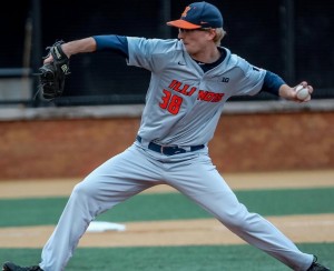 Illinois pitcher Andy Fisher